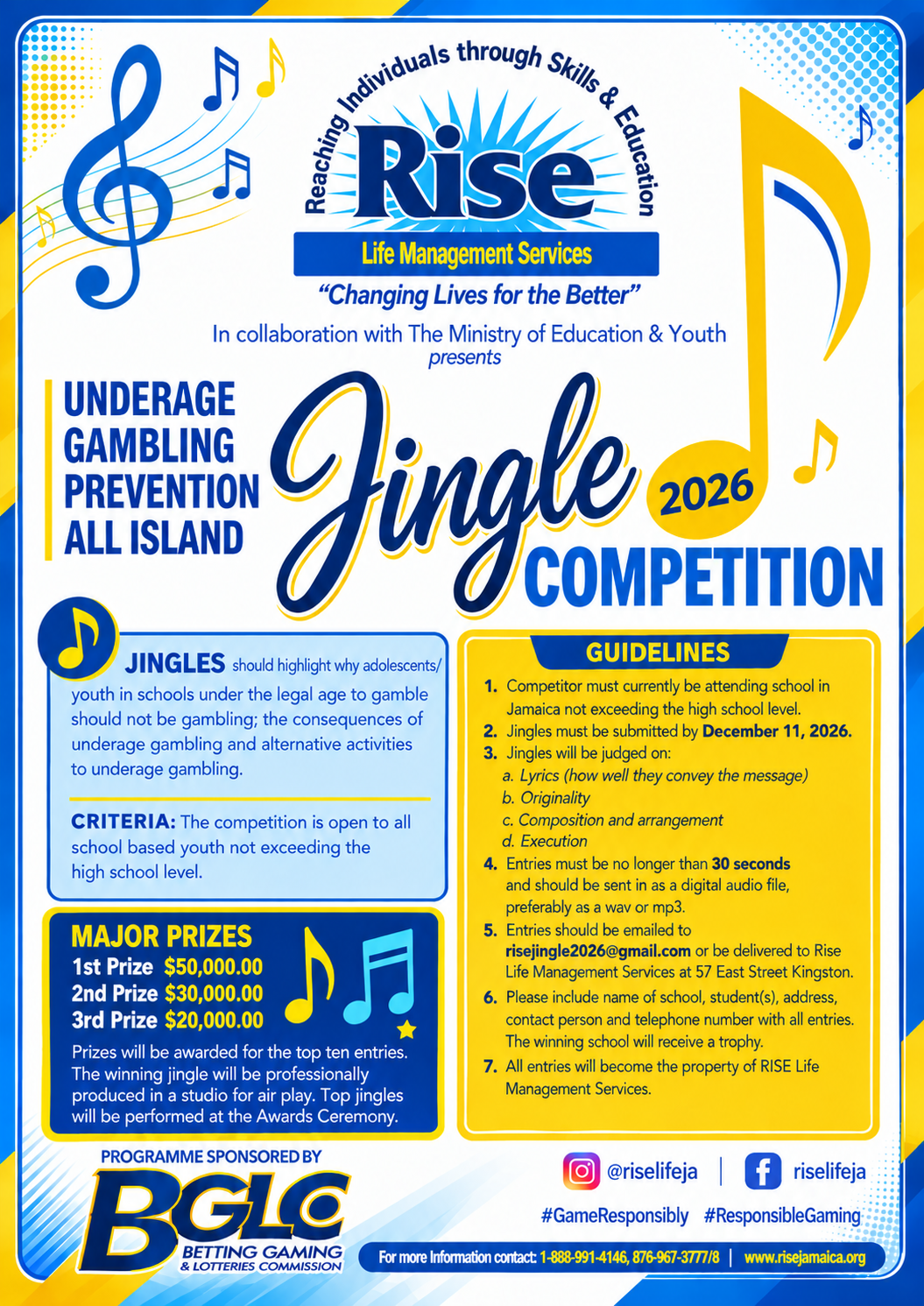 Jingle Competition 2026 Poster